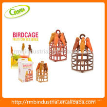 Bird Cage Fruit Fork Set,Bird Shaped Fruit Toothpick